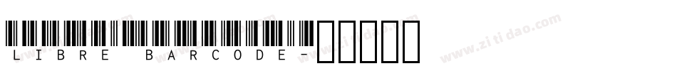 Libre Barcode字体转换